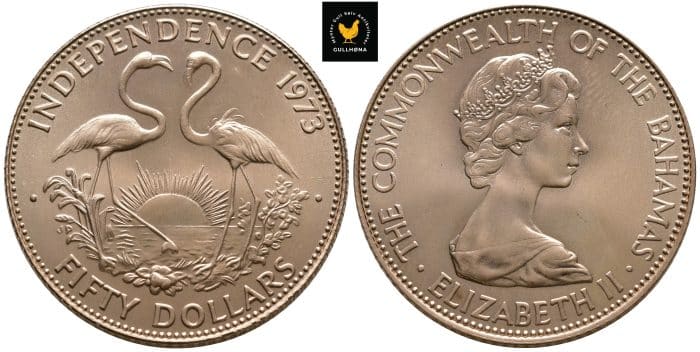 1973 Bahamas 50 Dollars, 0