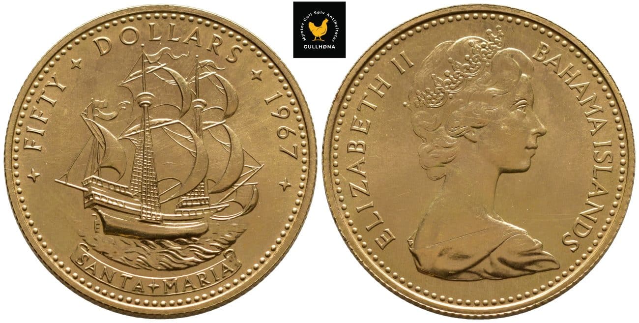 1967 Bahamas 50 Dollars, 0