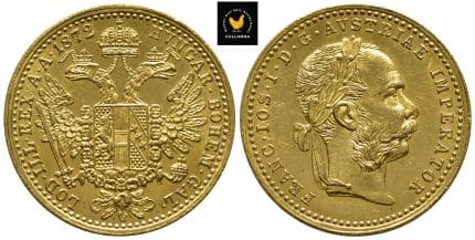 1872 Østerrike 1 Ducat, 0