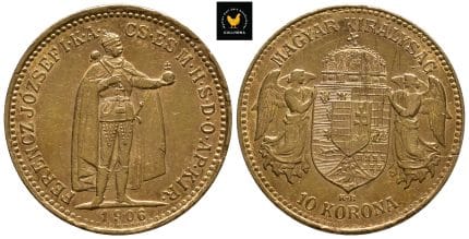 1906 Ungarn 10 Korona, 01, Riper