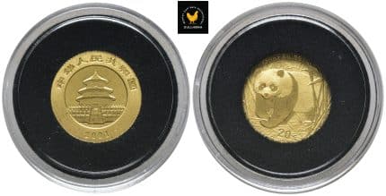 2001 Kina 20 Yuan Panda, 0