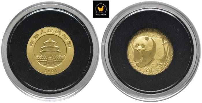 2001 Kina 20 Yuan Panda, 0