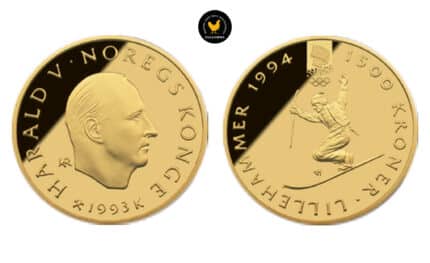 1993, Norge 1500 kroner, Nr 3 - Telemarkskjører