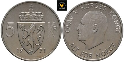 1971 Norge 5 Kroner, 0