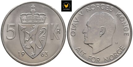 1963 Norge 5 Kroner, 0