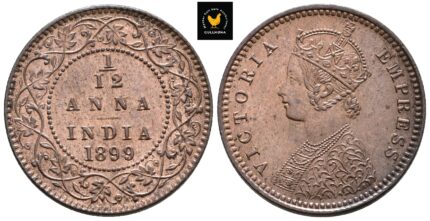 1899 India 1/12 Anna, 0