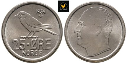 1959 Norge 25 Øre, 0