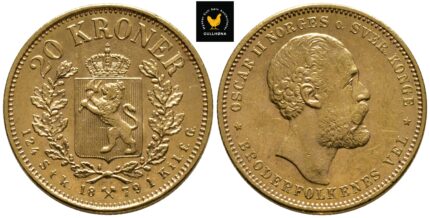 1879 Norge 20 Kroner, 01