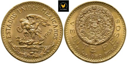 1959 Mexico 20 Pesos, 0/01