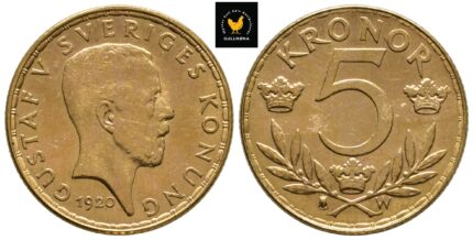 1920 Sverige 5 Kroner, 01