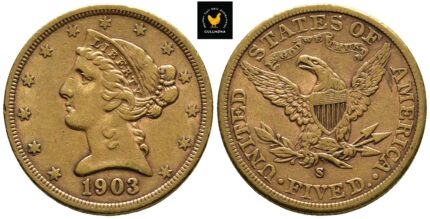 1903s USA 5 Dollars, 1+