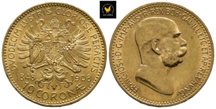 1908 Østerrike 10 Corona, 01