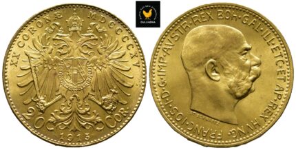 1915 Østerrike "Restrike" 10 Corona, 0