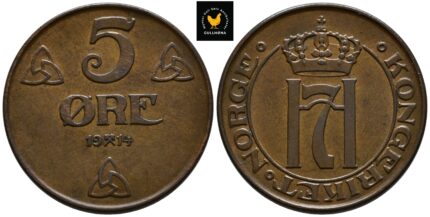 1914 Norge 5 Øre, 01