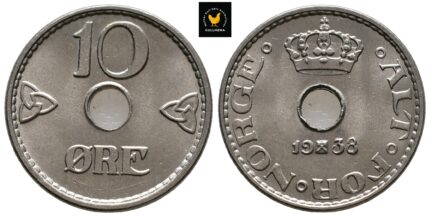 1938 Norge 10 Øre, 0