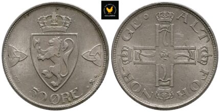 1922 Norge 50 Øre, 01