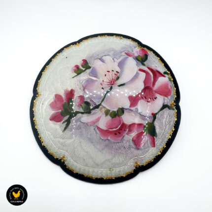 Brosje i sølv med emalje - Nils M. Elvik