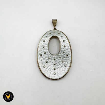 Anheng i forgylt sølv med emalje - Balle