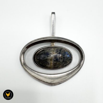 Anheng i sølv med Labradoritt - David-Andersen