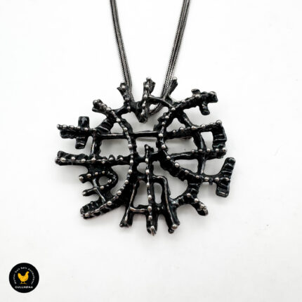 Brosje/Anheng i sølv - Studio Else & Paul