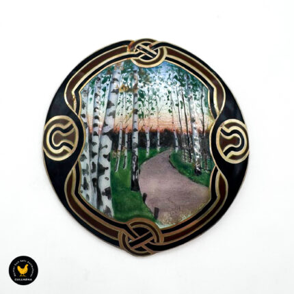 Brosje I Sølv Med Emalje - Thorleif Johnsen