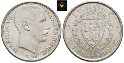 1916 Norge 1 Krone, 0/01