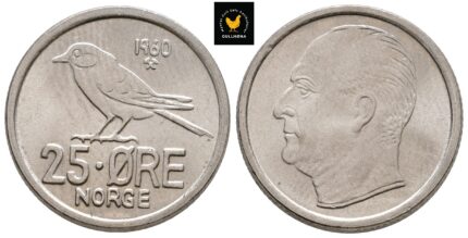 1960 Norge 25 Øre, 0