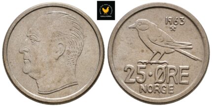 1963 Norge 25 Øre, 0