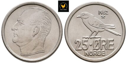1962 Norge 25 Øre, 0