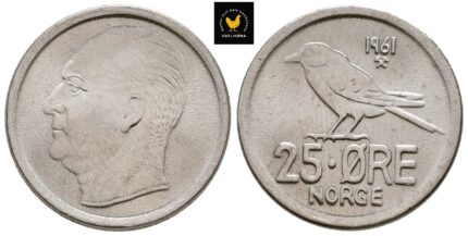 1961 Norge 25 Øre, 0