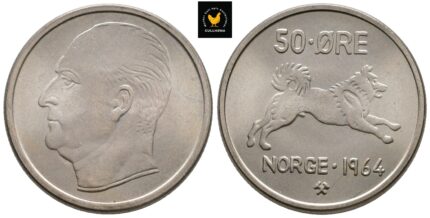 1964 Norge 50 Øre, 0