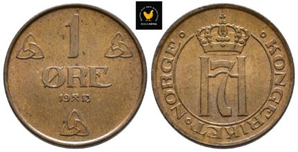 1913 Norge 1 Øre, 0
