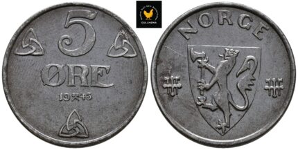 1945 Norge 5 Øre, 0/01