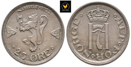 1922 Norge 25 Øre, 01