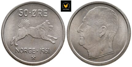 1961 Norge 50 Øre, 0