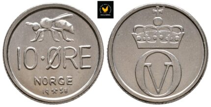 1958 Norge 10 Øre, 0