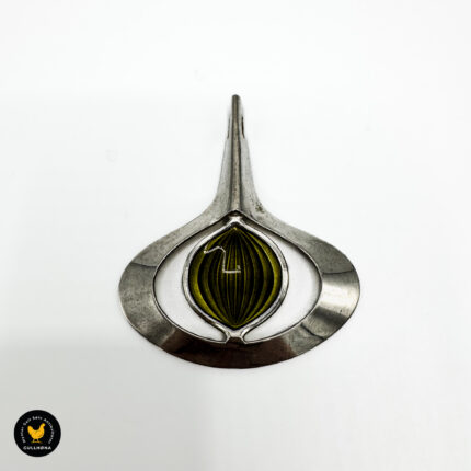 Anheng i sølv med grønn emalje - Aksel Holmsen