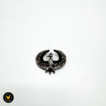 Sølvsmykke, Designsmykke, bruktsmykke, brosje i sølv, brosje, brukt, renset smykke,