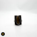 Niels Erik From med tigerøye, ring, justerbar