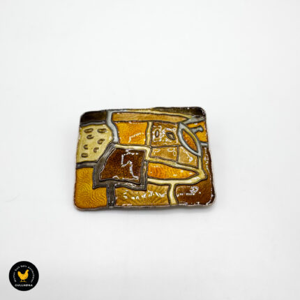 Torbjørn Lie-Jørgensen, David-Andersen, emalje brosje. Høst. 4 årstider