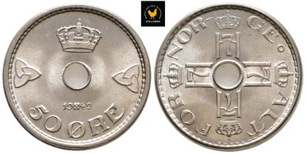 1949 Norge 50 Øre, 0
