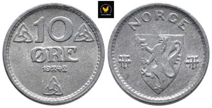 1942 Norge 10 Øre, 0