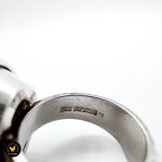 Elis Kauppi sølv ring bergkrystall finland
