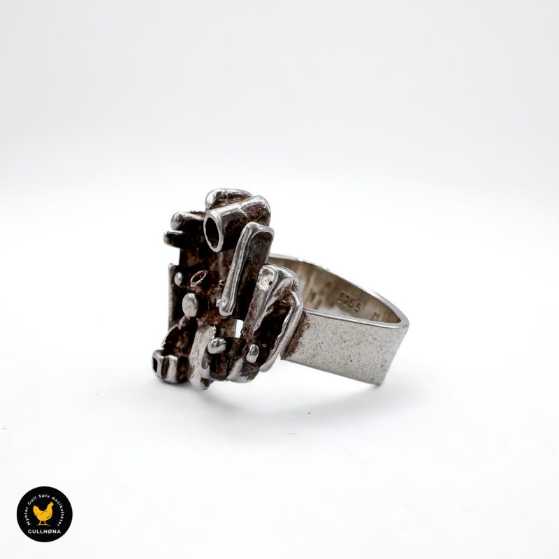 Juhls ring tundra nr 612 sølv