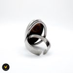 Niels Erik From Denmark tigerøye ring sølv