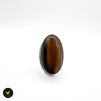 Niels Erik From Denmark tigerøye ring sølv