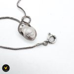 Bjørg anatomical heart hjerte sølv anheng 3