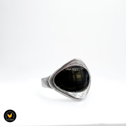 Norway Designs n sølv grønn emalje ring 1