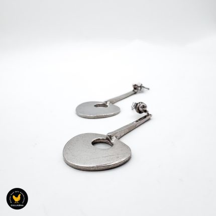 Tone Vigeland øre pynt dobber sølv plus fredrikstad norway designs 1