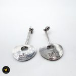 Tone Vigeland øre pynt dobber sølv plus fredrikstad norway designs 1